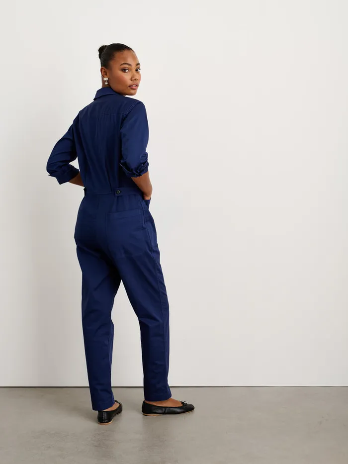 Women Alex Mill Jumpsuits Standard Jumpsuit In Long Inseam Dark Navy
