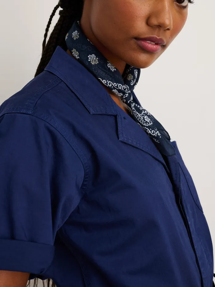 Women Alex Mill Jumpsuits Standard Short Sleeve Jumpsuit Dark Navy