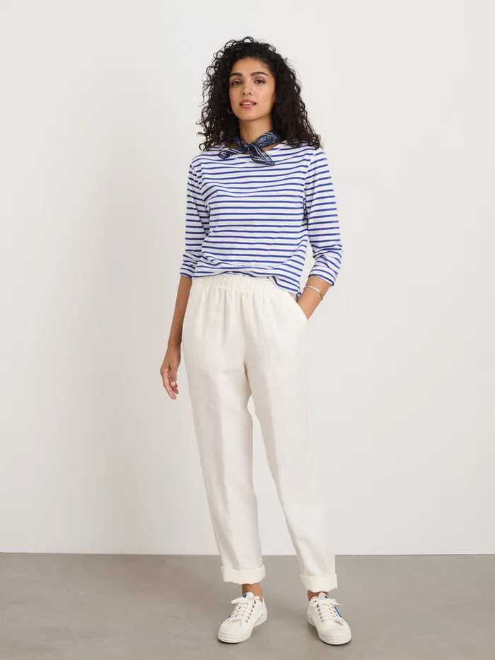 Women Alex Mill Pants Angelina Pant In Linen Off White
