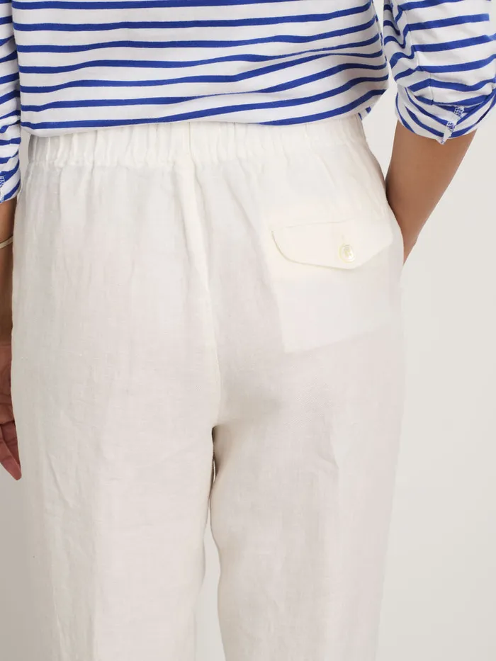 Women Alex Mill Pants Angelina Pant In Linen Off White