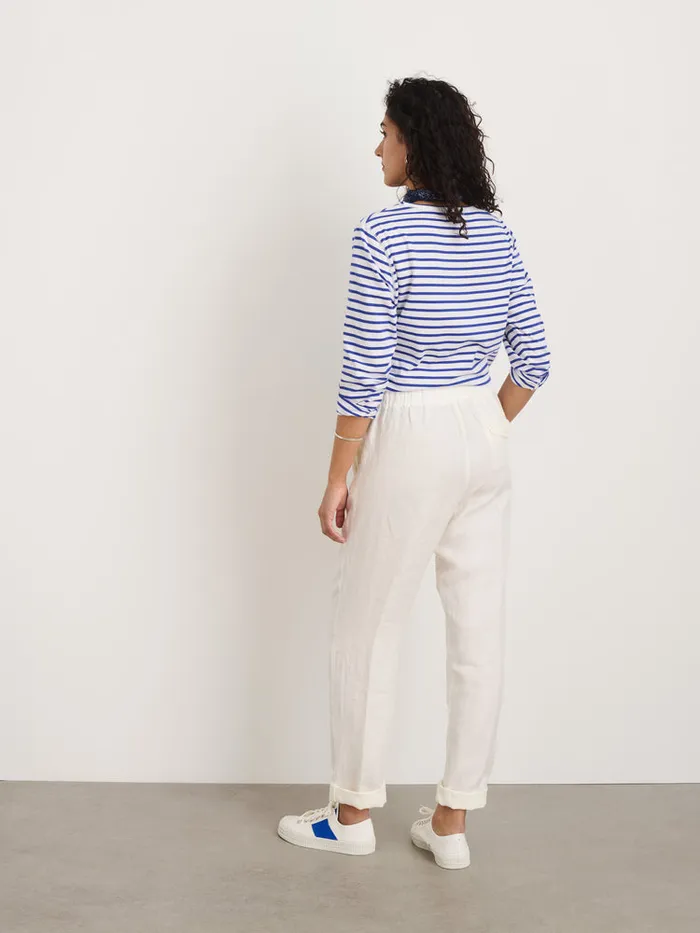 Women Alex Mill Pants Angelina Pant In Linen Off White