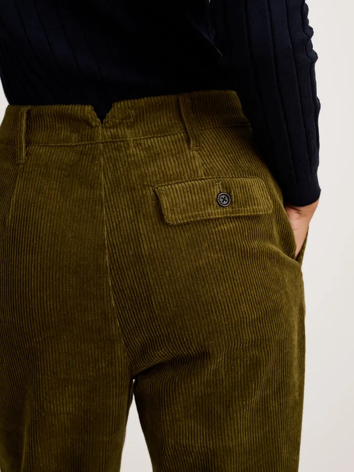 Women Alex Mill Pants Boy Pant In Corduroy Dark Olive