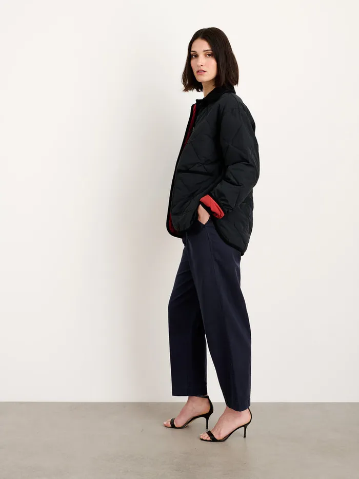 Women Alex Mill Pants Keaton Double Pleat Pant In Twill Dark Navy
