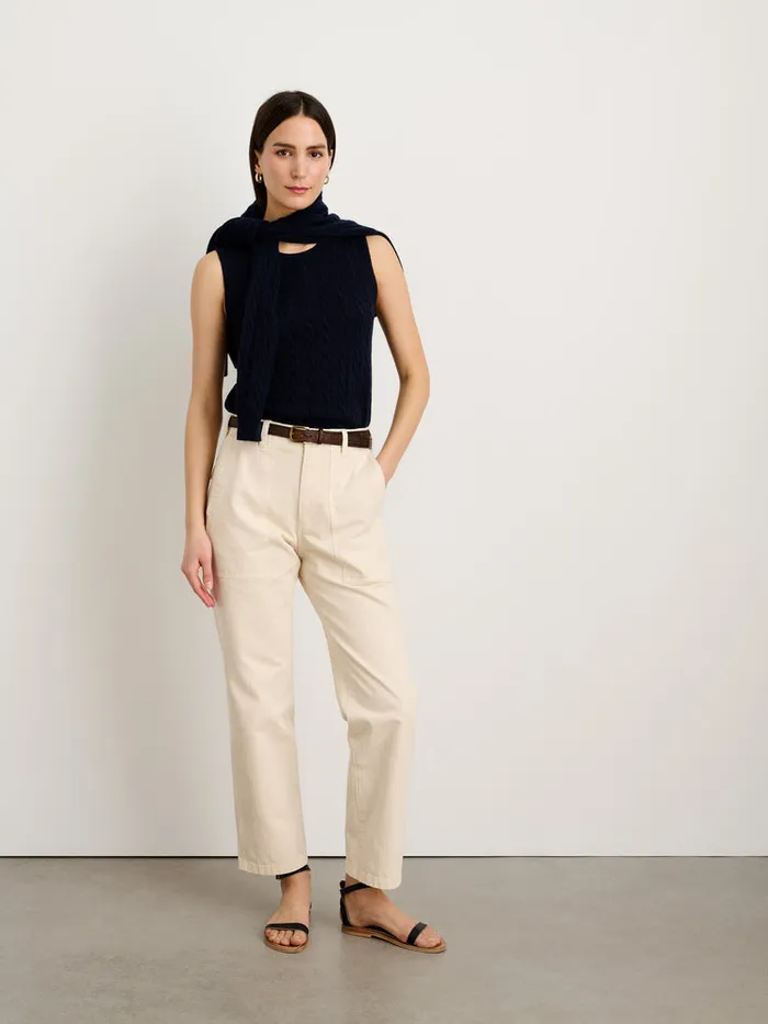 Women Alex Mill Pants Neil Pant In Herringbone Ecru