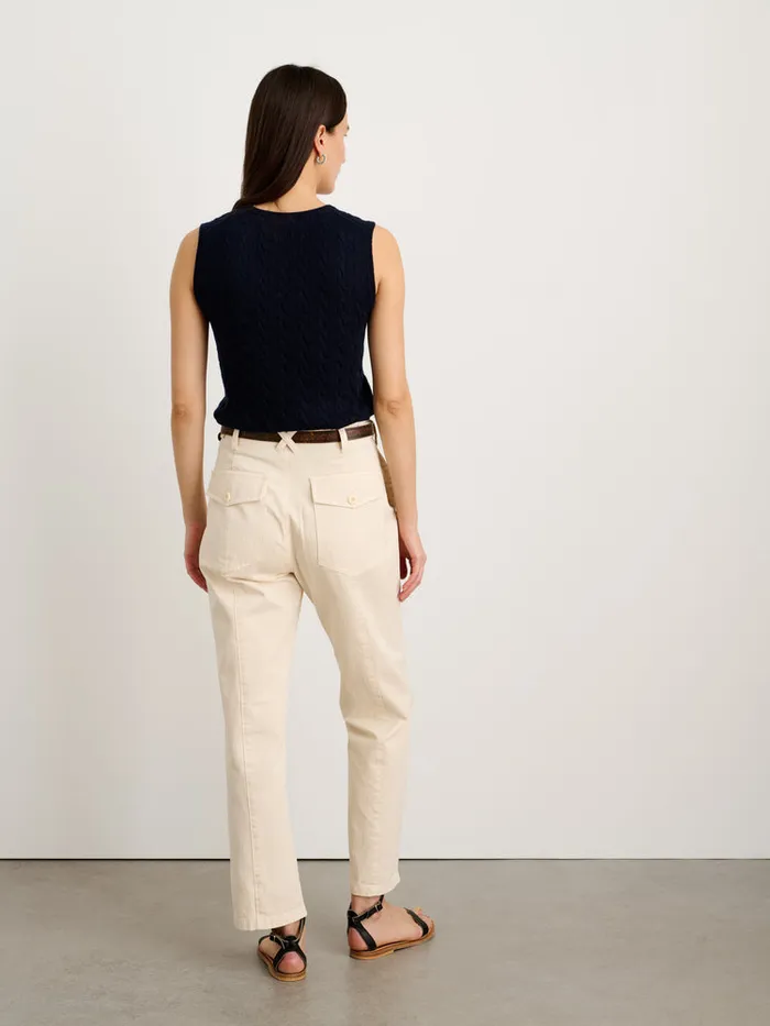 Women Alex Mill Pants Neil Pant In Herringbone Ecru