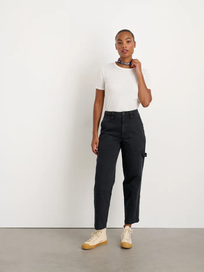 Women Alex Mill Pants Phoebe Pant In Recycled Denim Washed Black