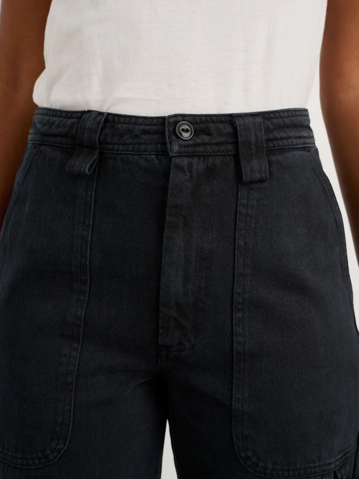 Women Alex Mill Pants Phoebe Pant In Recycled Denim Washed Black