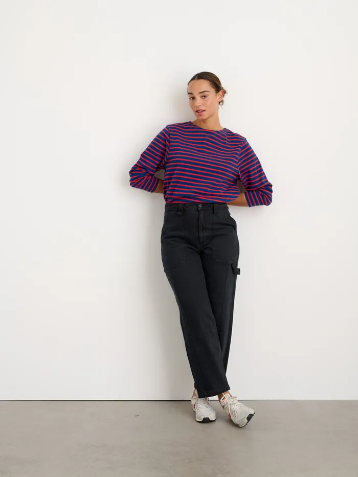 Women Alex Mill Pants Phoebe Pant In Recycled Denim Washed Black