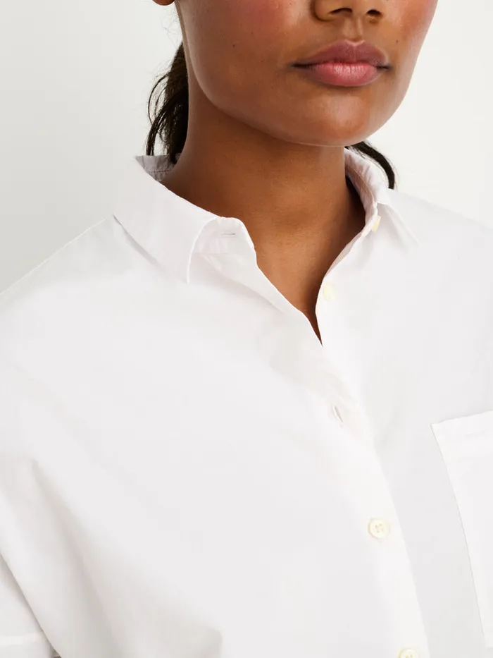Women Alex Mill Shirts Tops Jo Shirt In Paper Poplin White
