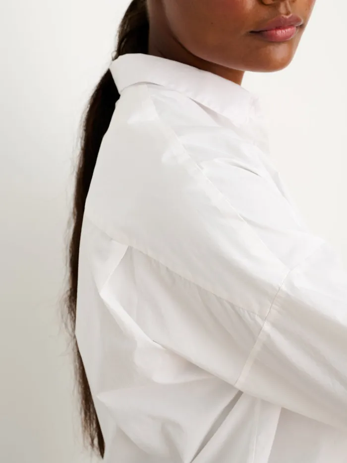 Women Alex Mill Shirts Tops Jo Shirt In Paper Poplin White