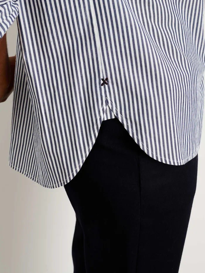 Women Alex Mill Shirts Tops Jo Striped Shirt In Paper Poplin