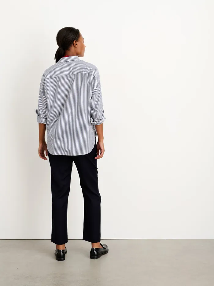 Women Alex Mill Shirts Tops Jo Striped Shirt In Paper Poplin