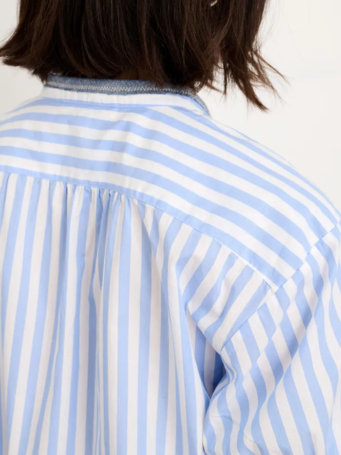 Women Alex Mill Shirts Tops Rework Kit Shirt In Bold Stripe
