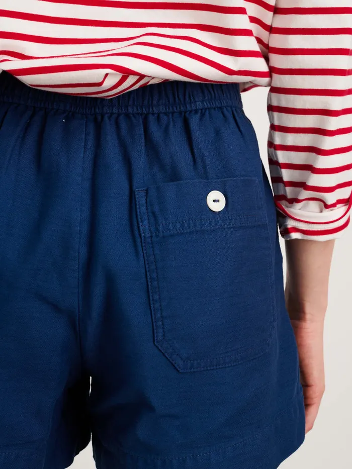 Women Alex Mill Shorts Alessandra Shorts In Washed Twill French Navy
