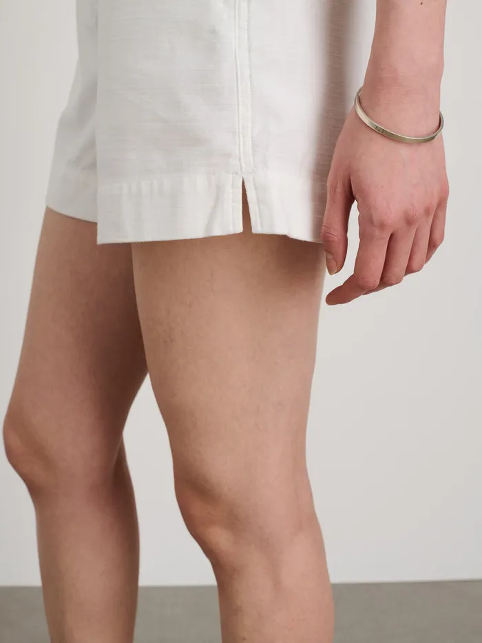 Women Alex Mill Shorts Alessandra Shorts In Washed Twill Salt