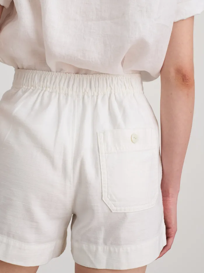 Women Alex Mill Shorts Alessandra Shorts In Washed Twill Salt