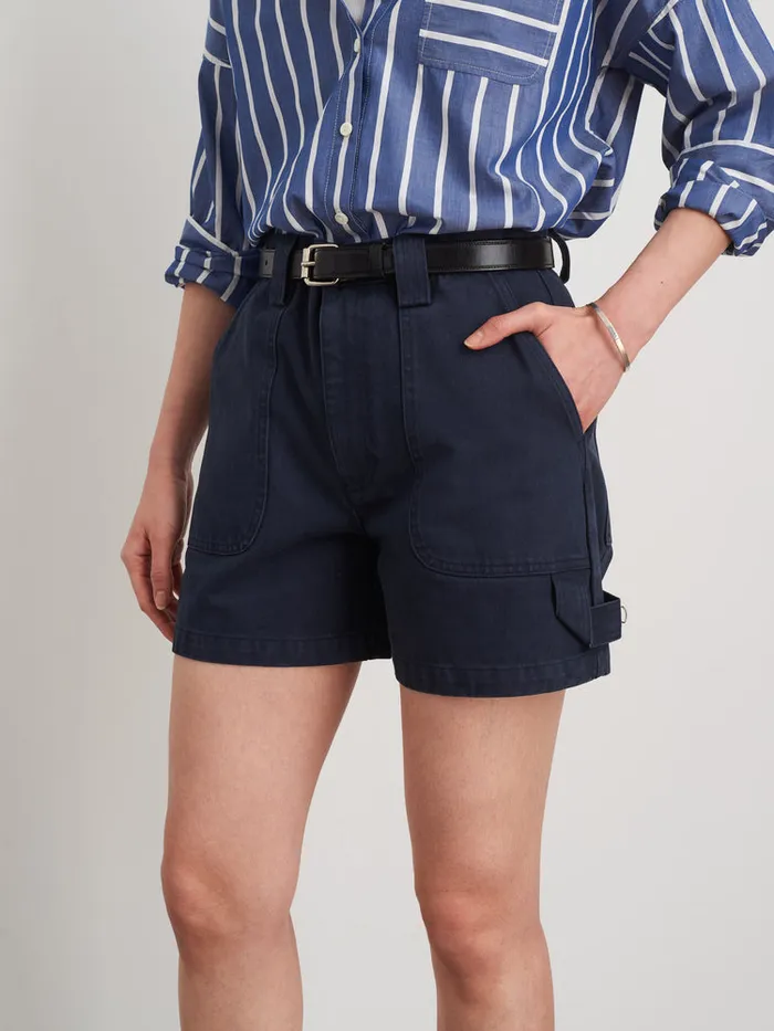 Women Alex Mill Shorts Phoebe Shorts In Recycled Denim Navy