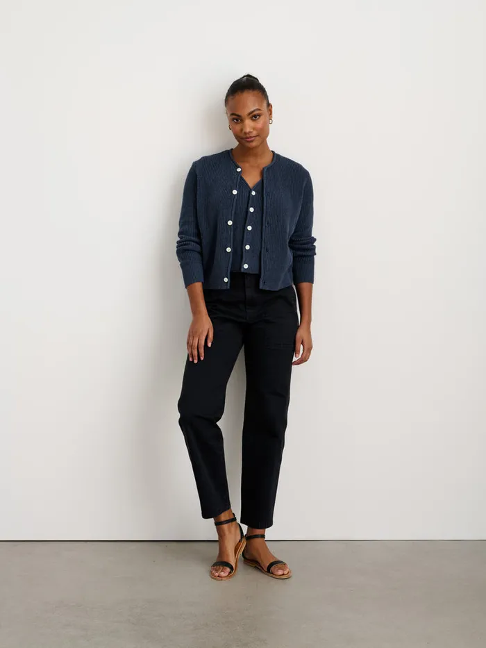 Women Alex Mill Sweaters Eldridge Cardigan Navy