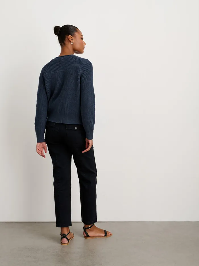 Women Alex Mill Sweaters Eldridge Cardigan Navy