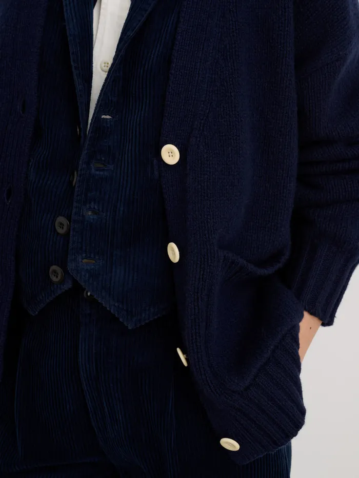Women Alex Mill Sweaters Emma Cardigan In Lambswool Navy