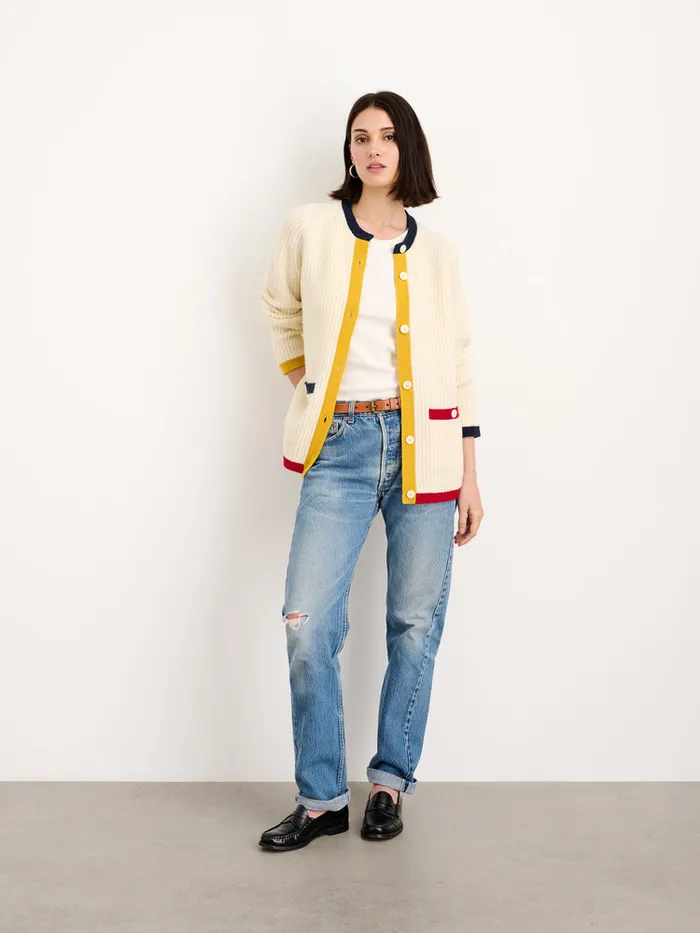 Women Alex Mill Sweaters Minnie Cardigan In Extrafine Merino Wool Women Alex Mill Sweaters Minnie Cardigan In Extrafine Merino Wool