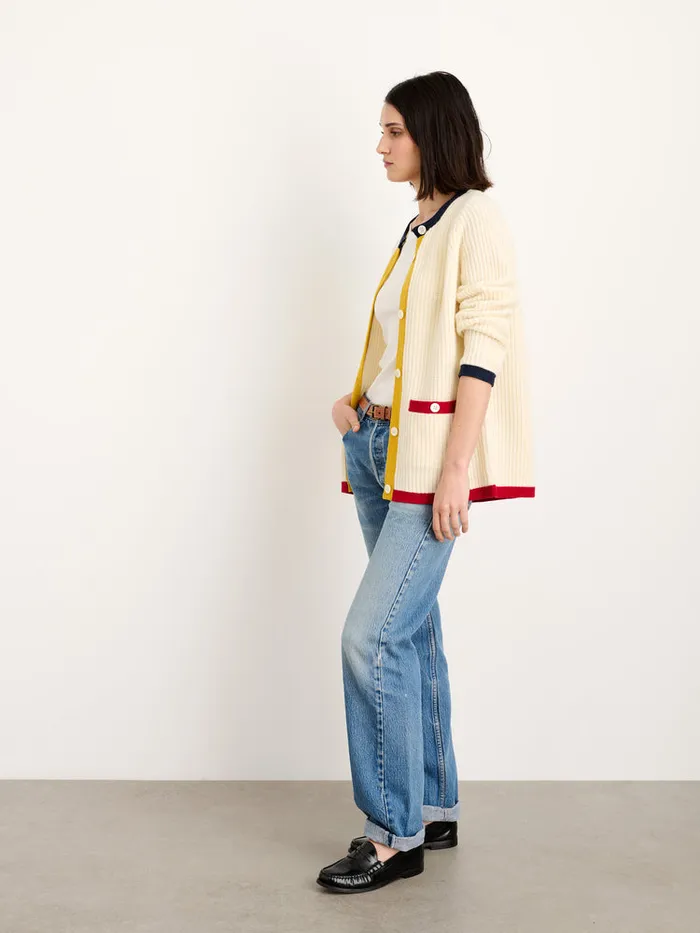 Women Alex Mill Sweaters Minnie Cardigan In Extrafine Merino Wool Women Alex Mill Sweaters Minnie Cardigan In Extrafine Merino Wool