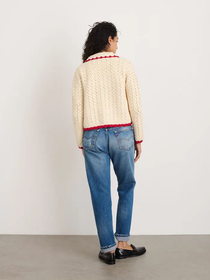 Women Alex Mill Sweaters Molly HandCrochet Cardigan