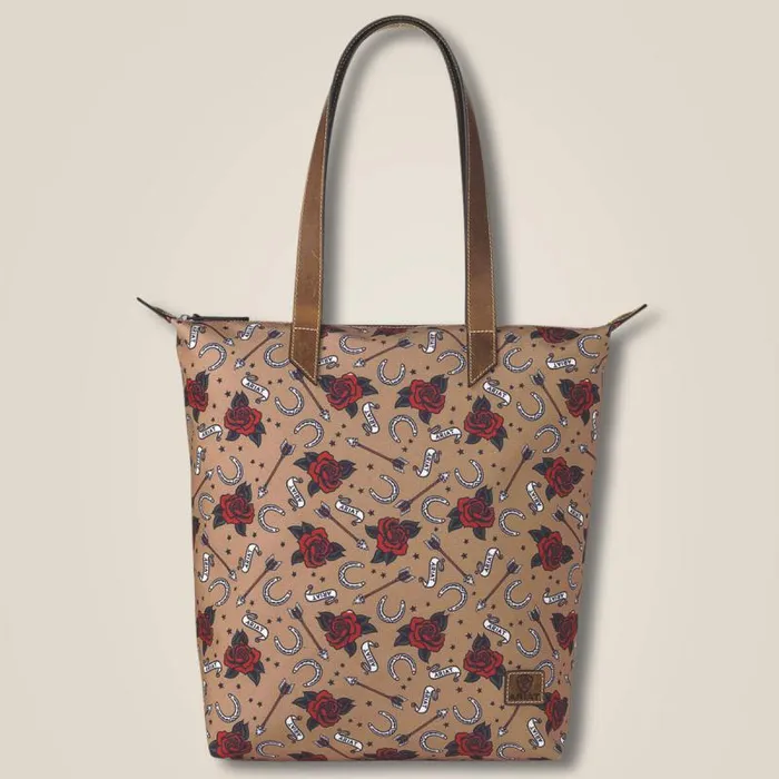 Women Bags and Wallets Ariat Cruiser Tote Bag Tan