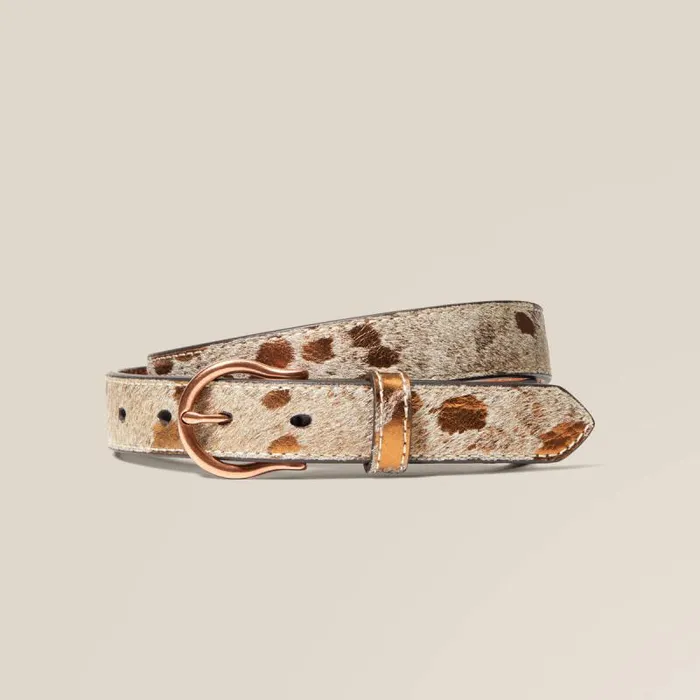 Women Belts Ariat Narrow Belt Calf Hair