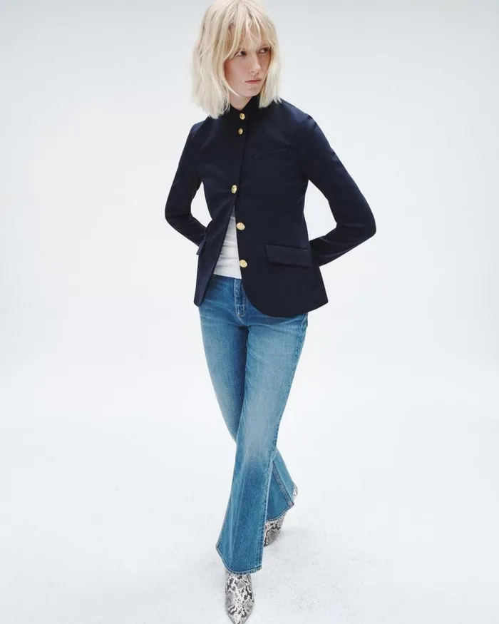 Women Blazers 038 Vests Rag 038 Bone Slade Ponte Blazer Salute