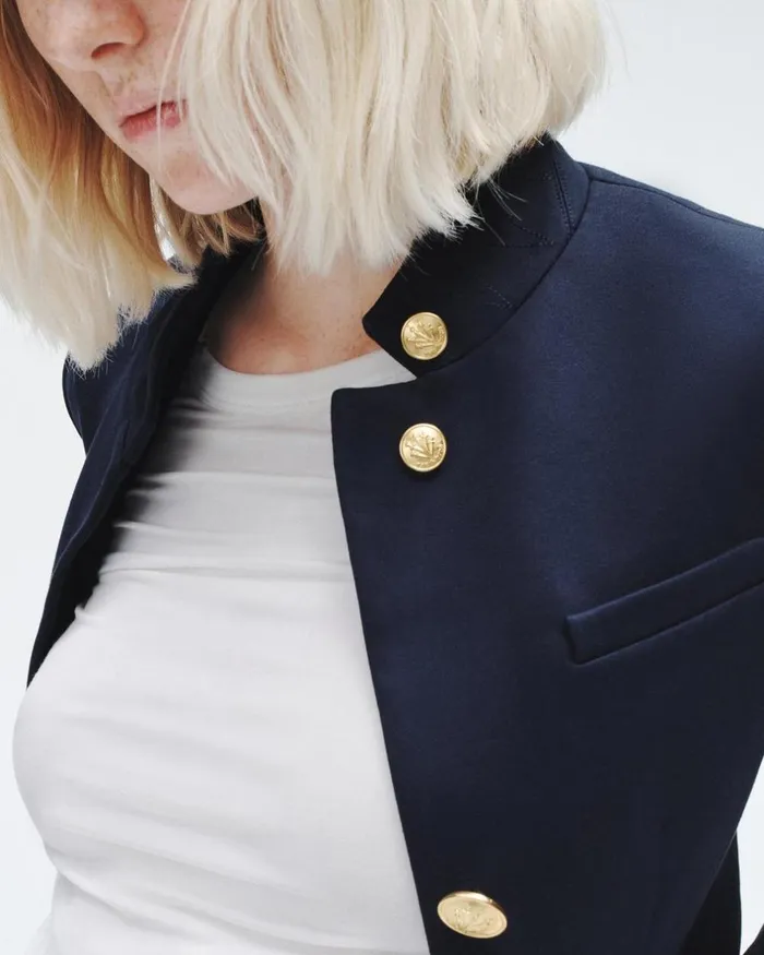 Women Blazers 038 Vests Rag 038 Bone Slade Ponte Blazer Salute