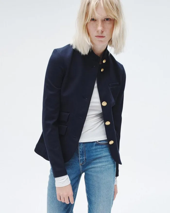 Women Blazers 038 Vests Rag 038 Bone Slade Ponte Blazer Salute