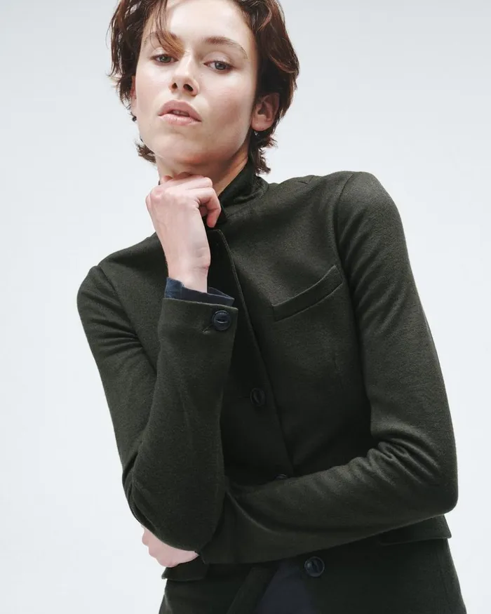 Women Blazers 038 Vests Rag 038 Bone Slade Wool Blazer Army Green