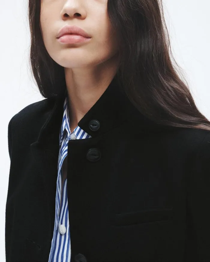Women Blazers 038 Vests Rag 038 Bone Slade Wool Blazer Black