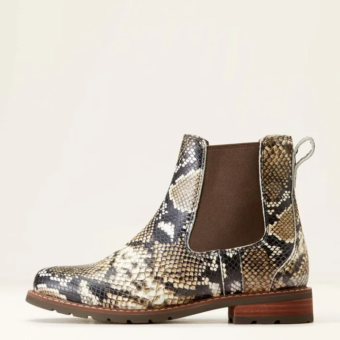 Women Booties Ariat Wexford Chelsea Boot Snake Print Women Booties Ariat Wexford Chelsea Boot Snake Print