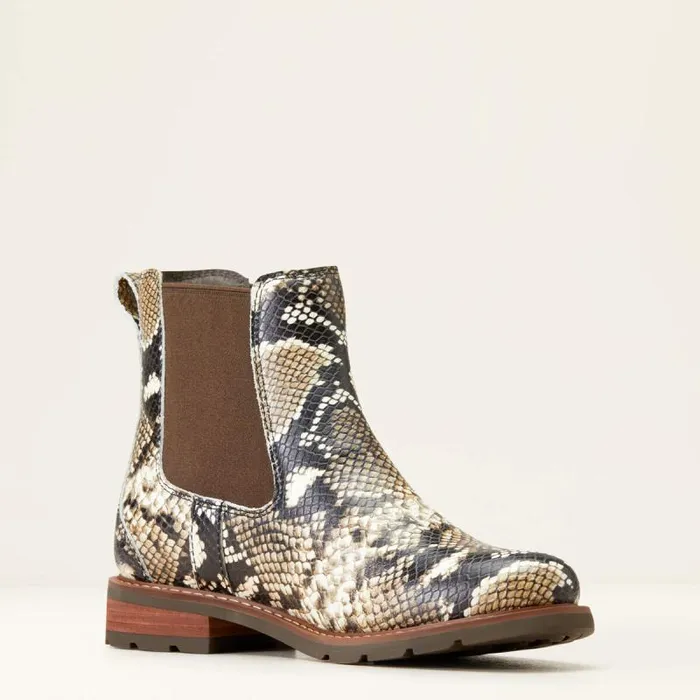 Women Booties Ariat Wexford Chelsea Boot Snake Print Women Booties Ariat Wexford Chelsea Boot Snake Print
