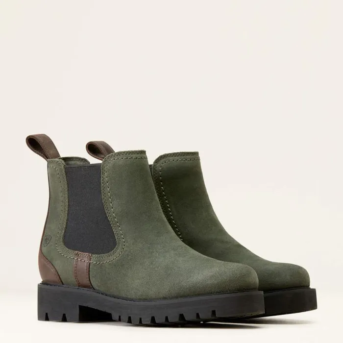 Women Booties Ariat Wexford Lug Waterproof Chelsea Boot Forest Night Women Booties Ariat Wexford Lug Waterproof Chelsea Boot Forest Night