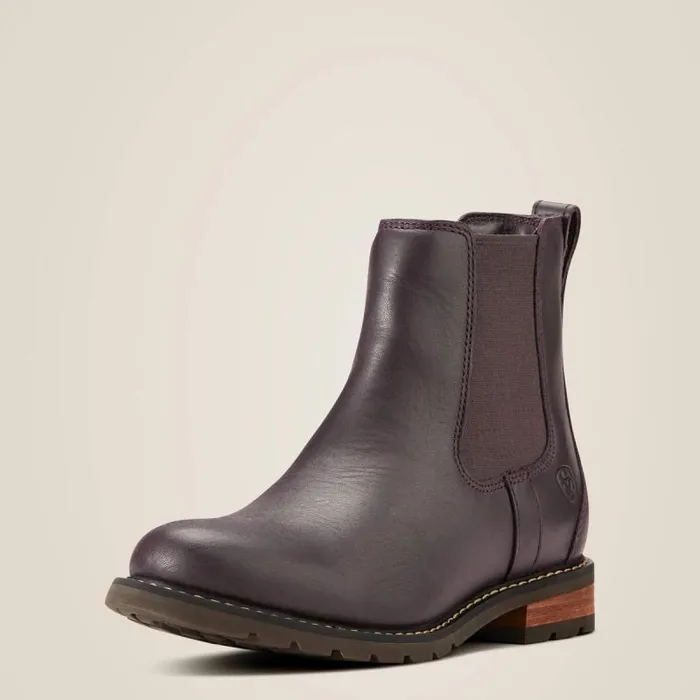 Women Booties Ariat Wexford Waterproof Chelsea Boot Cordovan