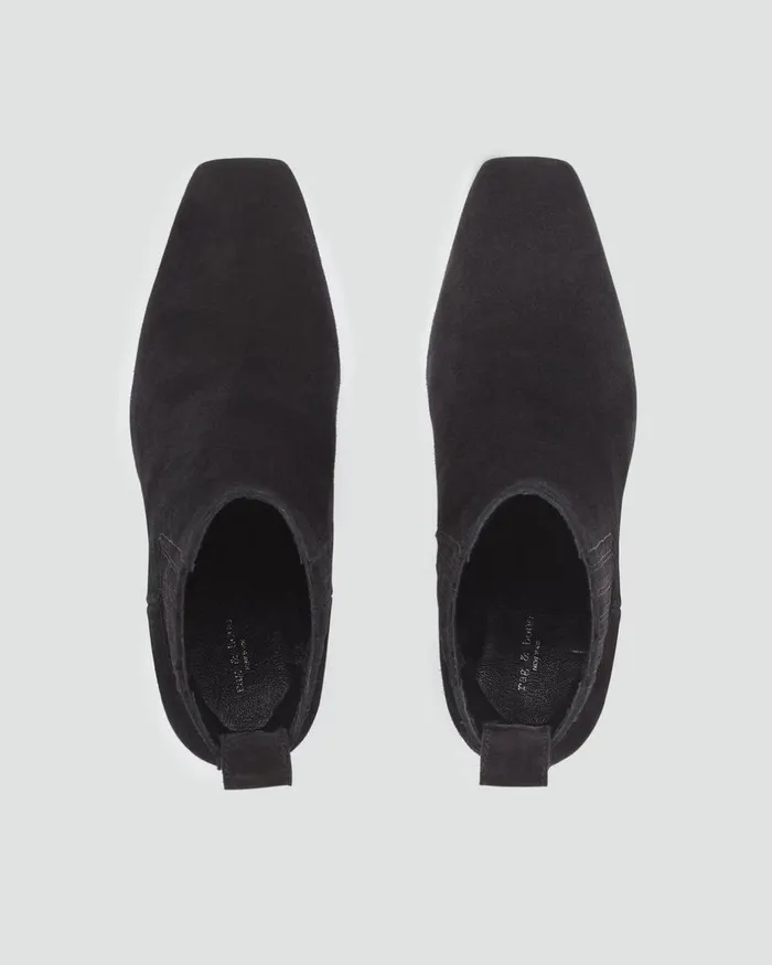 Women Boots Rag 038 Bone Astra Chelsea Boot 8211 Suede Black Suede