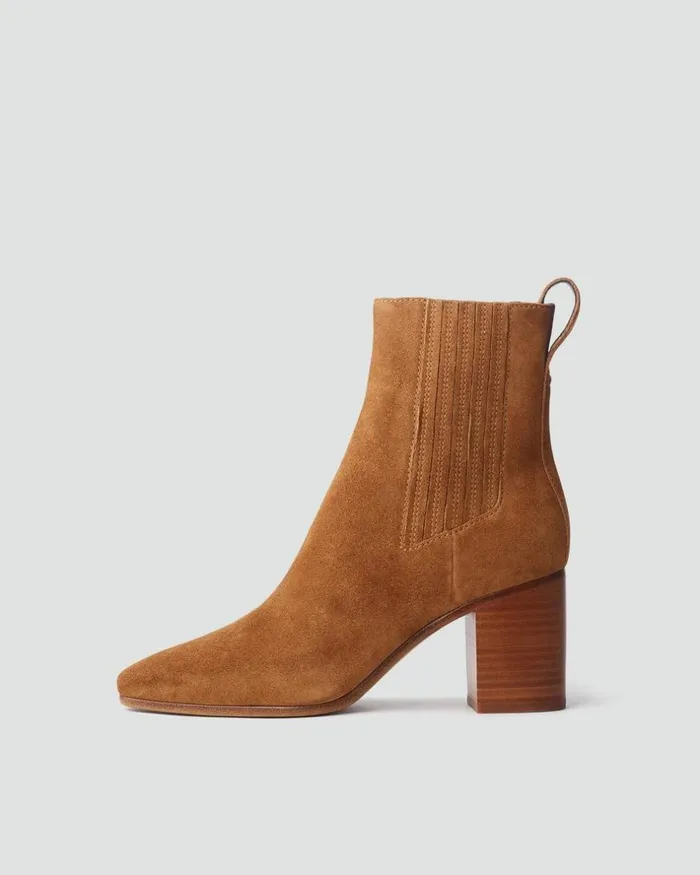 Women Boots Rag 038 Bone Astra Chelsea Boot 8211 Suede Brownwood Suede