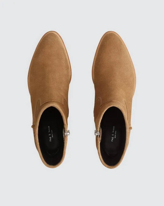 Women Boots Rag 038 Bone Mustang Boot 8211 Suede Camel Suede