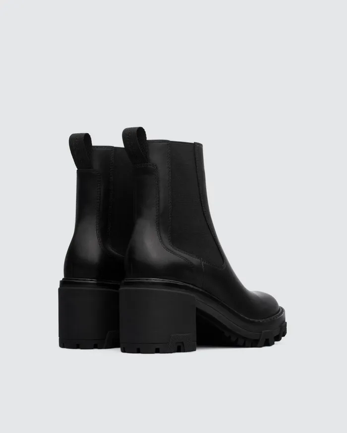 Women Boots Rag 038 Bone Shiloh Mid Boot 8211 Leather Black