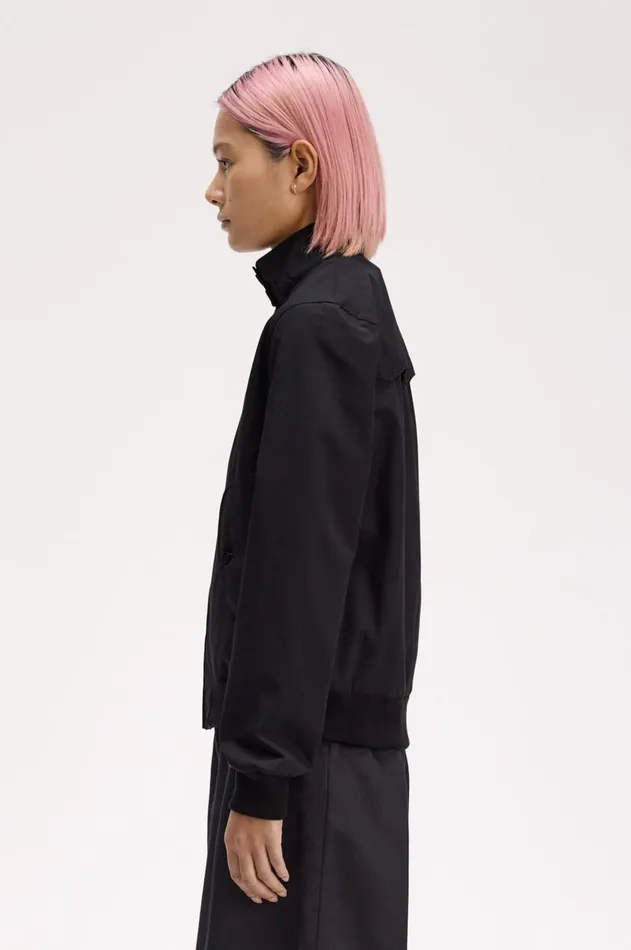 Women Coats and Jackets Fred Perry Harrington Jacket Black