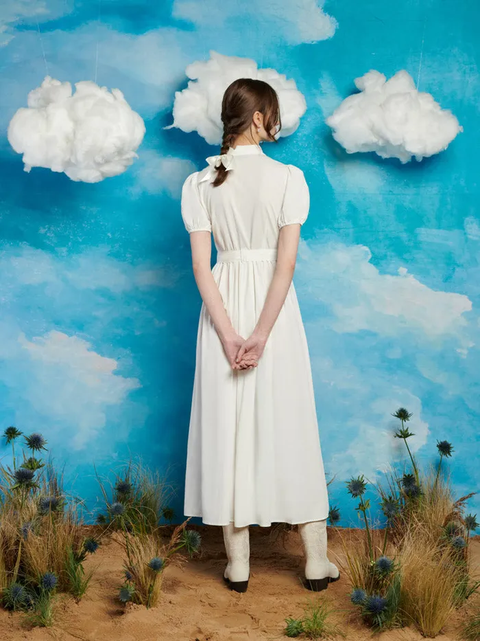 Women Cody Cording Midi Dress Pearl White Sister Jane Dresses