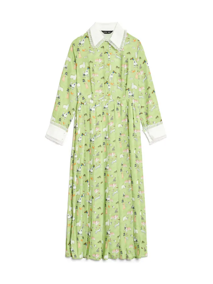 Women Companions Midi Dress Greenery Green Sister Jane Dresses