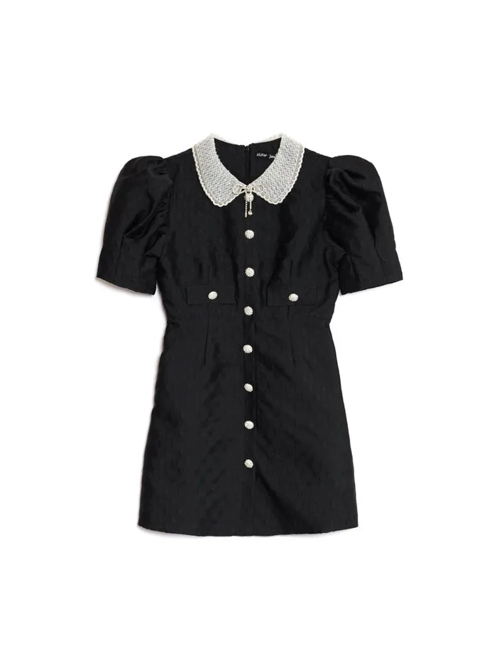 Women Dallas Jewels Mini Dress Coal Black Sister Jane Dresses