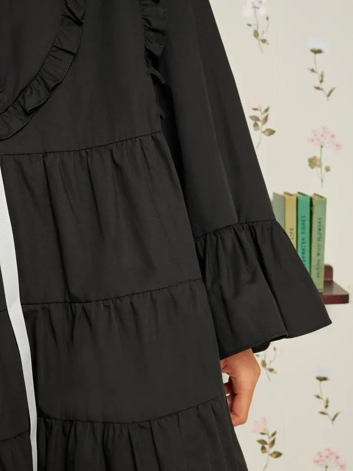 Women Dasha Mini Dress Pitch Black Sister Jane Dresses