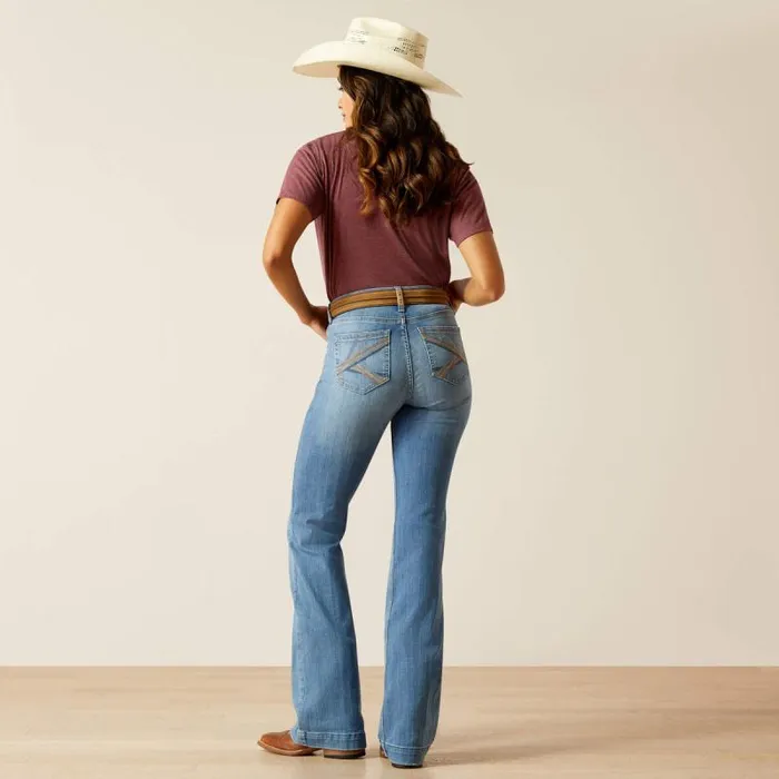 Women Denim Ariat High Rise Alice Slim Trouser Glendale