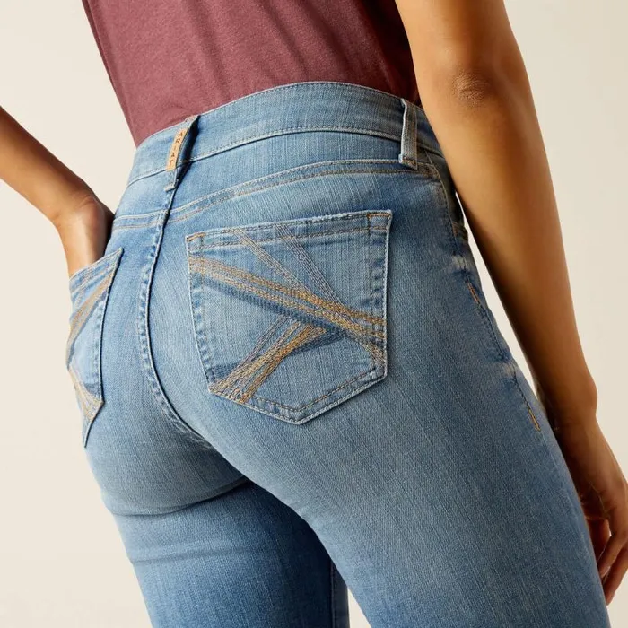 Women Denim Ariat High Rise Alice Slim Trouser Glendale