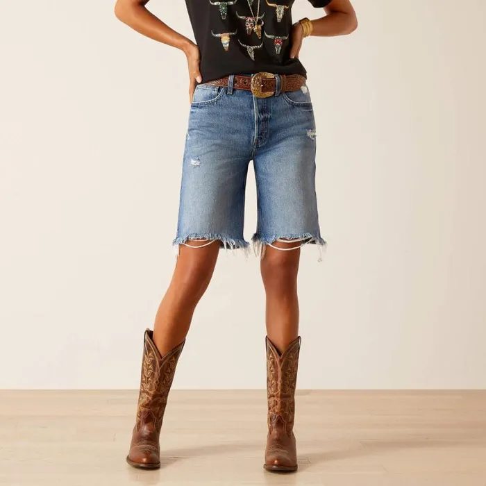 Women Denim Ariat High Rise Jazmine 10034 Short California